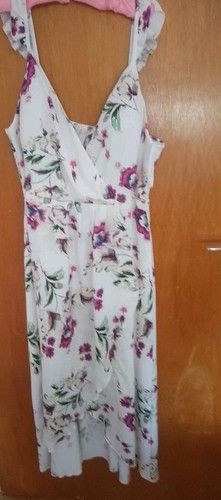 Weißes kleid blumenmuster - kleid,